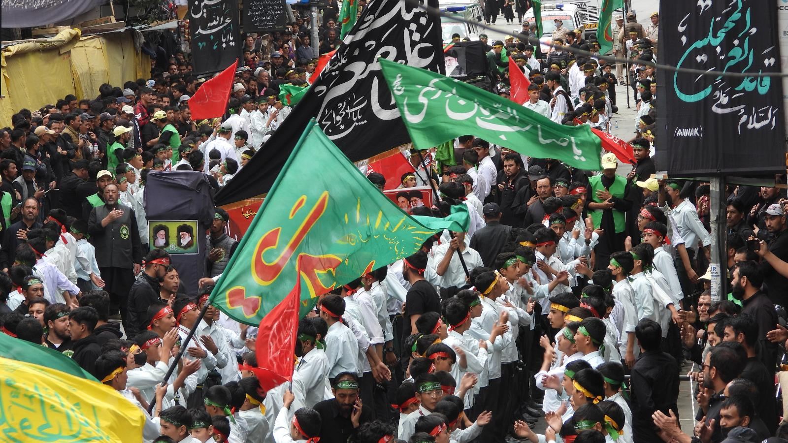 moharram Procession in Kargil by MES students